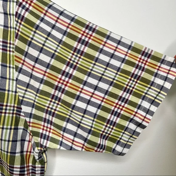 Brooks Brothers Green Plaid Short Sleeve Shirt - Picture 7 of 10